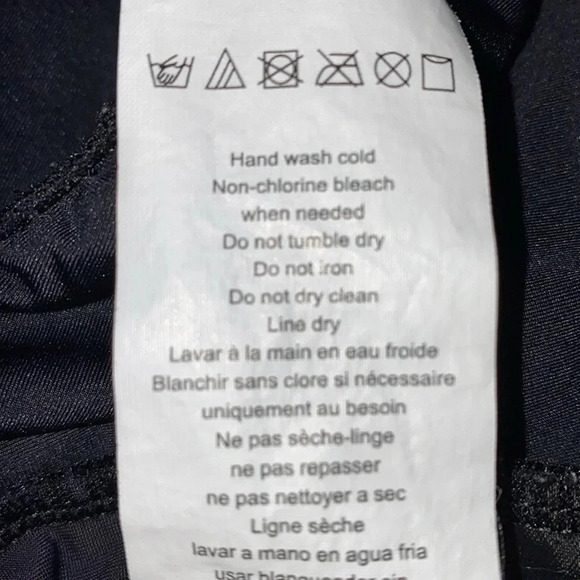 LA BLANCA Island Goddess One piece swimsuit triple straps black NEW size 18W - Picture 11 of 14